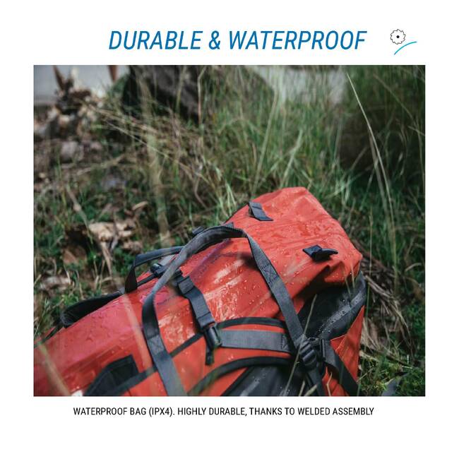 Waterproof Trekking Carry Bag - 80 L to 120 L - DUFFEL 900 EXTEND WP