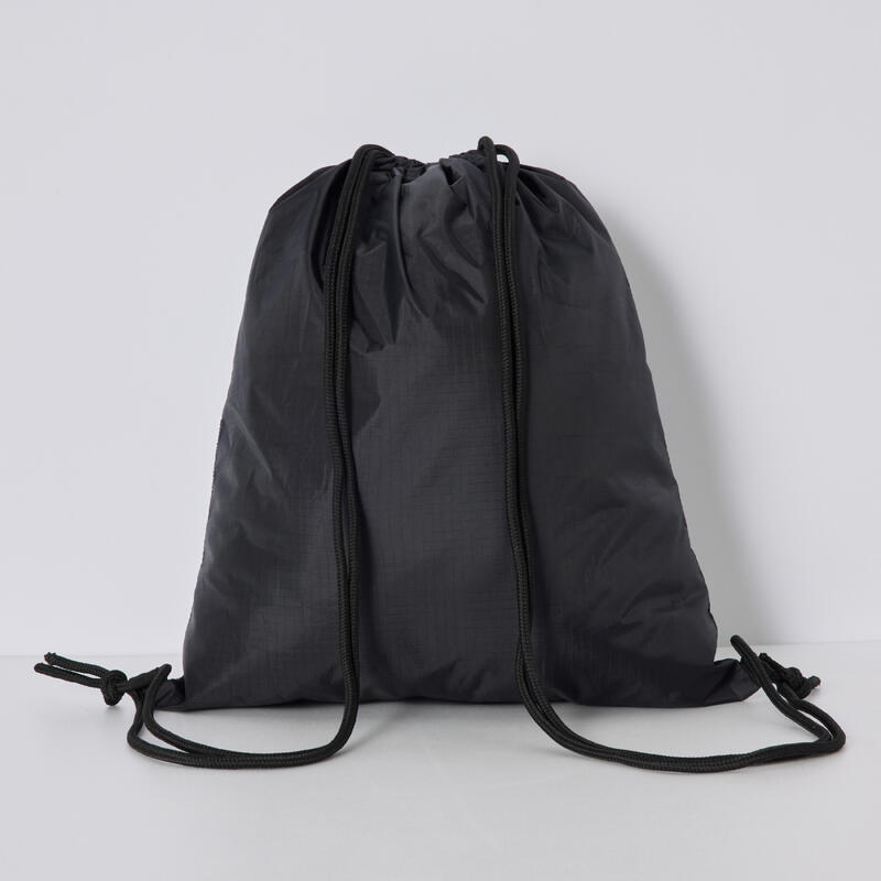 Bolsa para calzado con cordón y bolsillo organizador interior ESSENTIAL negro