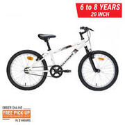Kids Cycle ST100 6 - 8 years (20inch) White