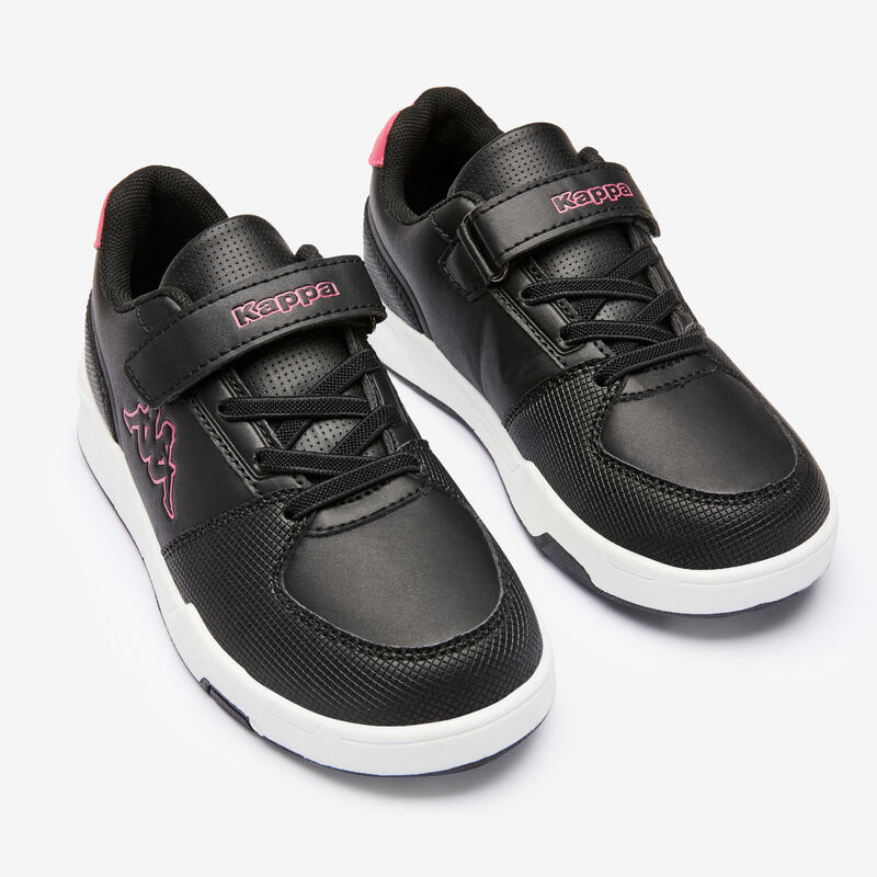 Scarpe da ginnastica Kappa bambino ELOI nero-rosa dal 28 al 34