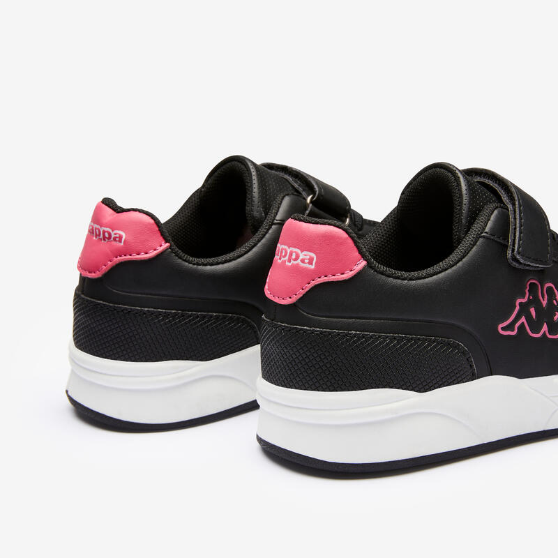 Zapatillas Kappa Eloi Niños Negro/Rosa Velcro