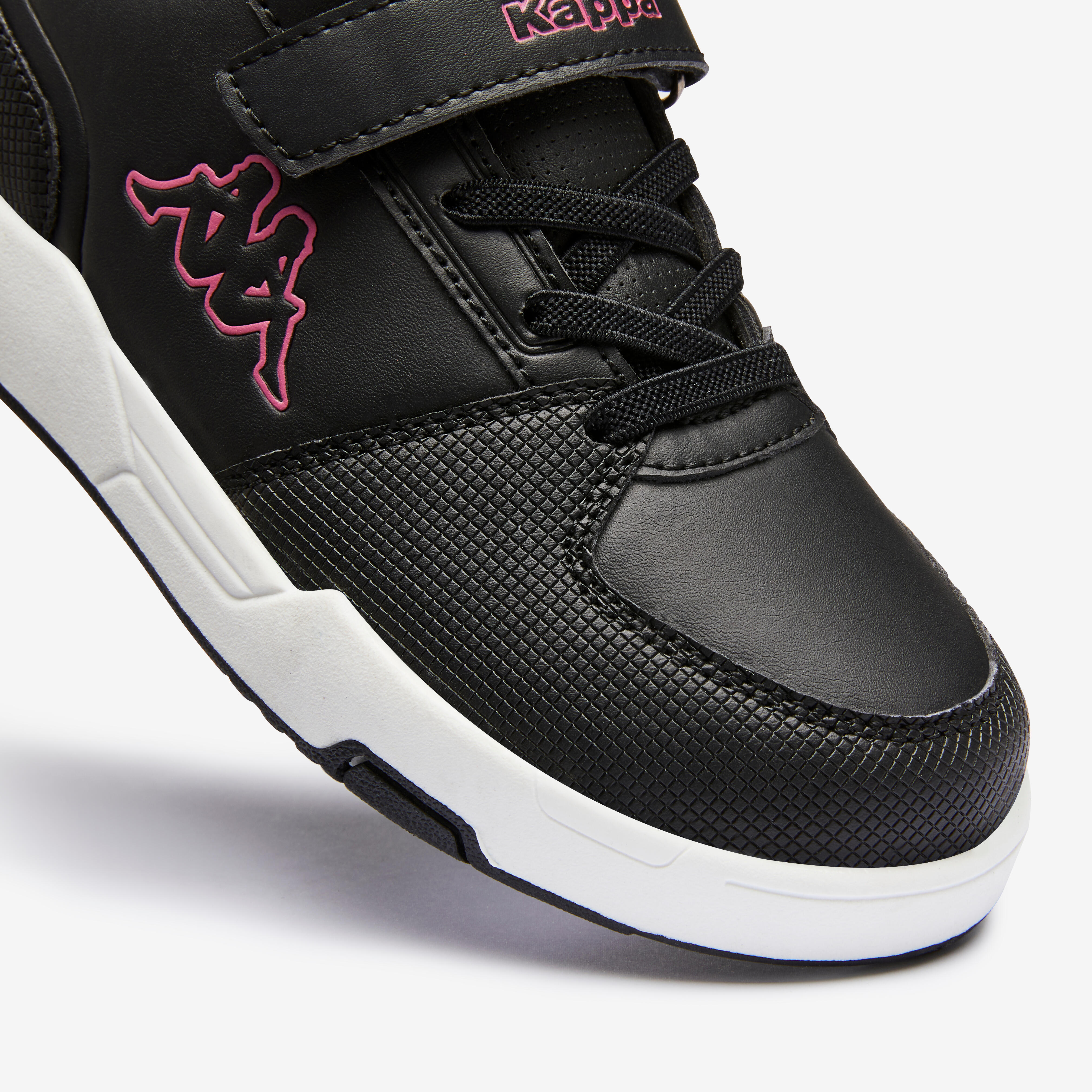 Baskets scratch enfant KAPPA ELOI noir rose