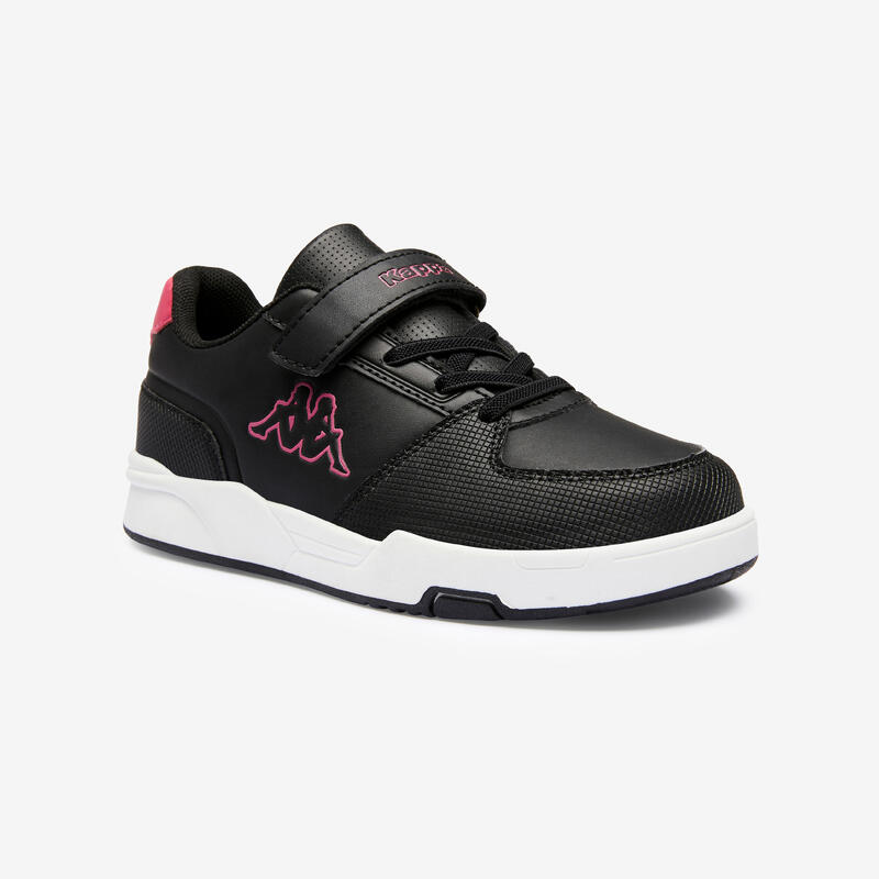 Zapatillas Kappa Eloi Niños Negro/Rosa Velcro