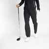 Pánske golfové nohavice do dažďa RW500 čierne