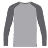 Men's Long-Sleeved Fitness T-Shirt 520 - Grey