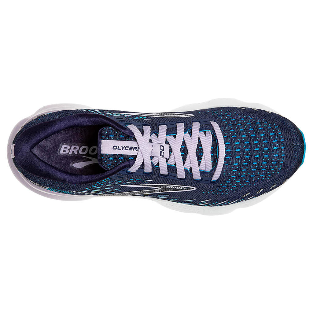 BROOKS GLYCERIN 20 WOMEN'S RUNNING SHOES- BLUE