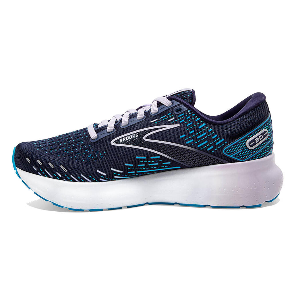 BROOKS GLYCERIN 20 WOMEN'S RUNNING SHOES- BLUE