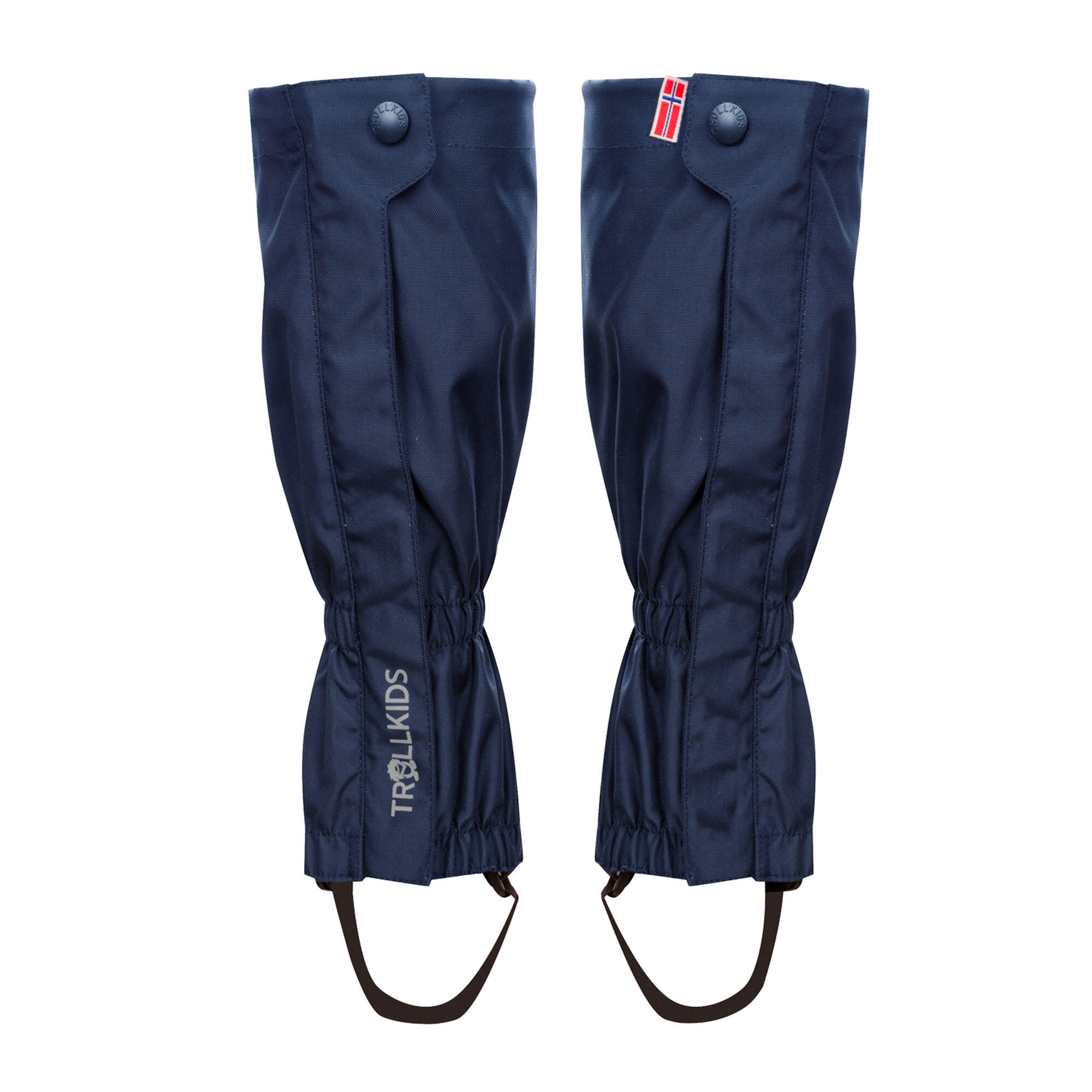 TROLLKIDS Kids' Fjell Snow Hiking Gaiters - Navy Blue