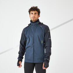 CHAQUETA DE RUNNING HOMBRE RUN WIND AZUL - Decathlon