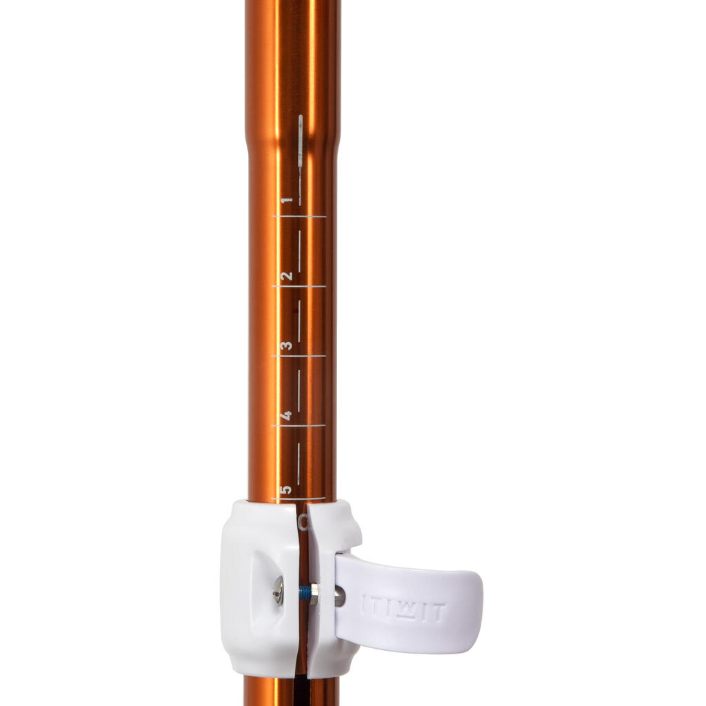 Paddel symmetrisch für Kajak/Packraft zerlegbar 4-teilig verstellbar 205‒215cm