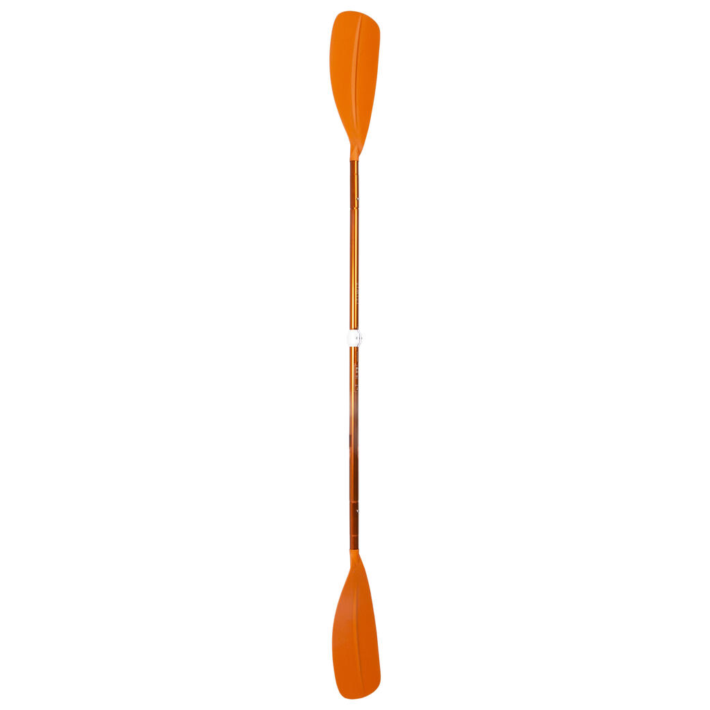 Packraft/kayak symmetrical separable paddle 4 sections 205–2,015 cm