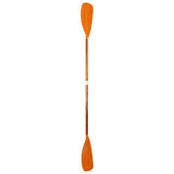 Packraft/kayak symmetrical separable paddle 4 sections 205–2,015 cm