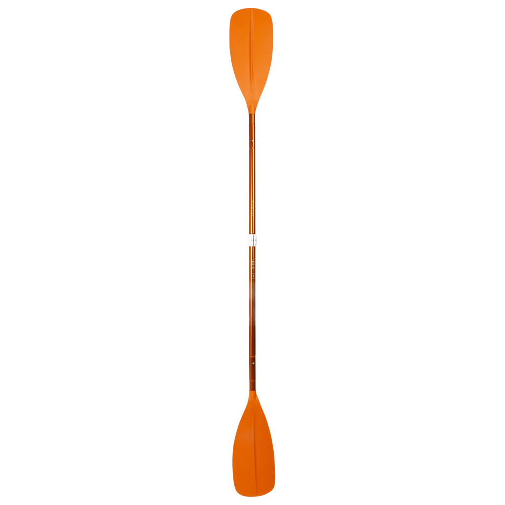 Packraft/kayak symmetrical separable paddle 4 sections 205–2,015 cm