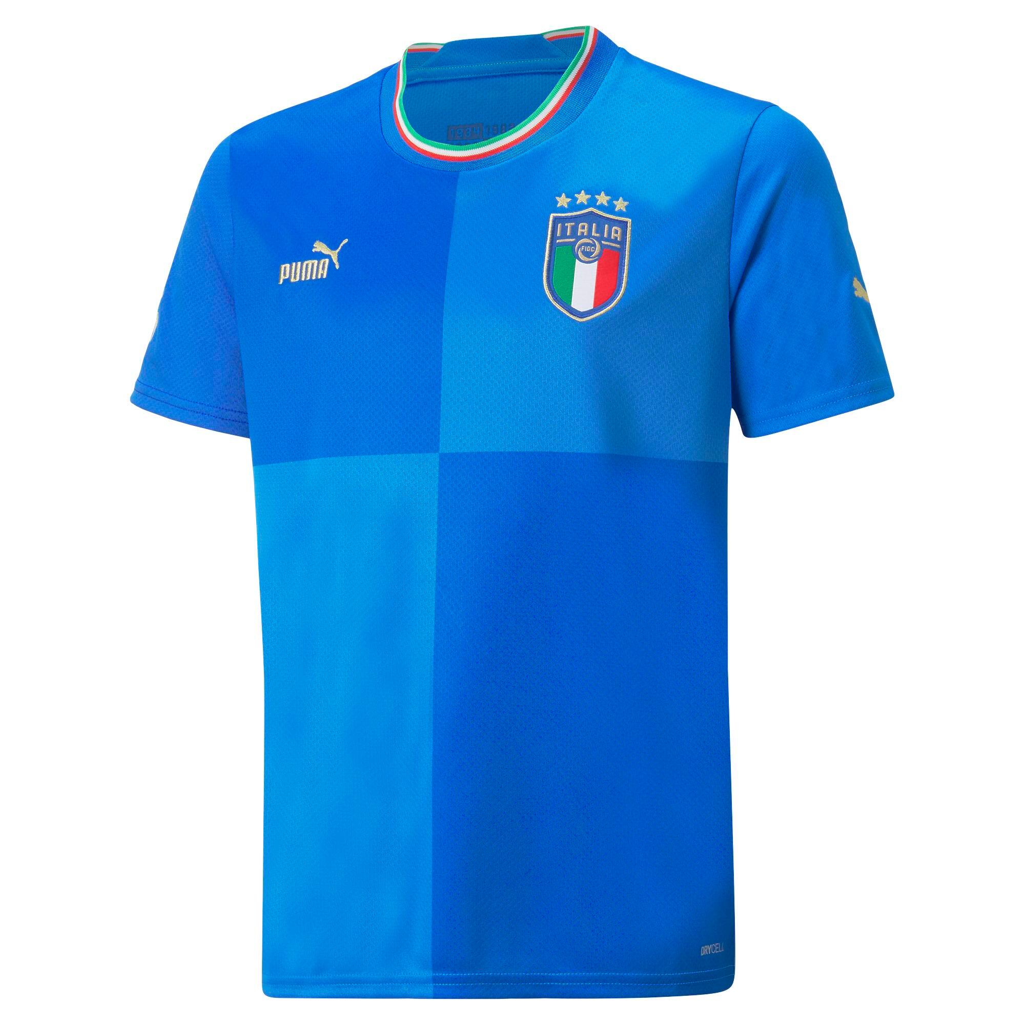 Tricou Fotbal Teren propriu Replică Italia Albastru Copii albastru