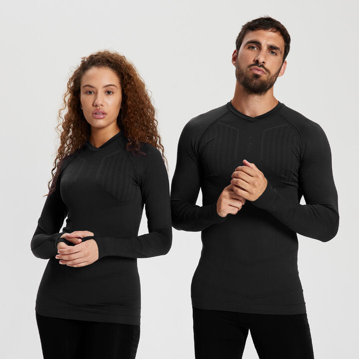 SOUSVETEMENT THERMIQUE HAUT MANCHES LONGUES ADULTE KEEPDRY 500 KIPSTA Decathlon