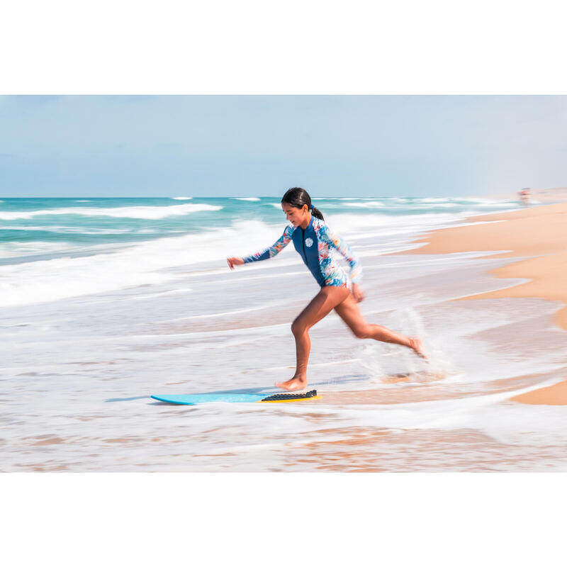 Skimboard mousse junior bleu turquoise multicolore