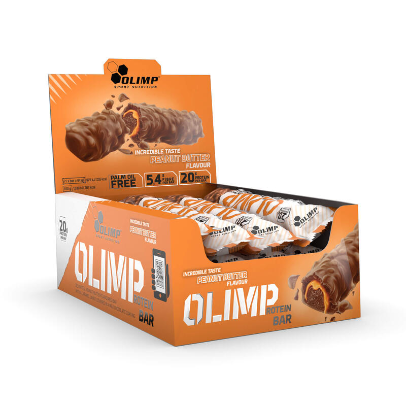 Baton proteinowy Olimp 64g masło orzechowe