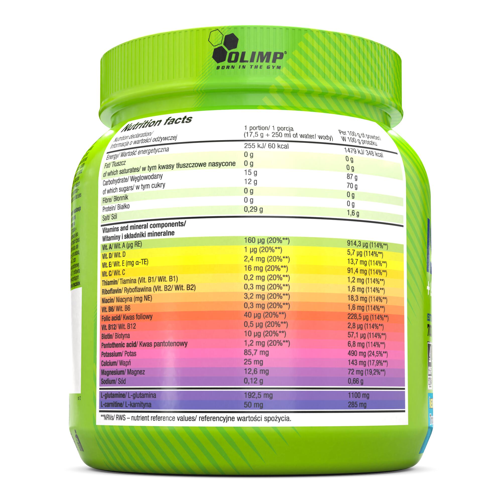 Izotonik w proszku Olimp Iso Plus® 700g smak tropikalny 3/3