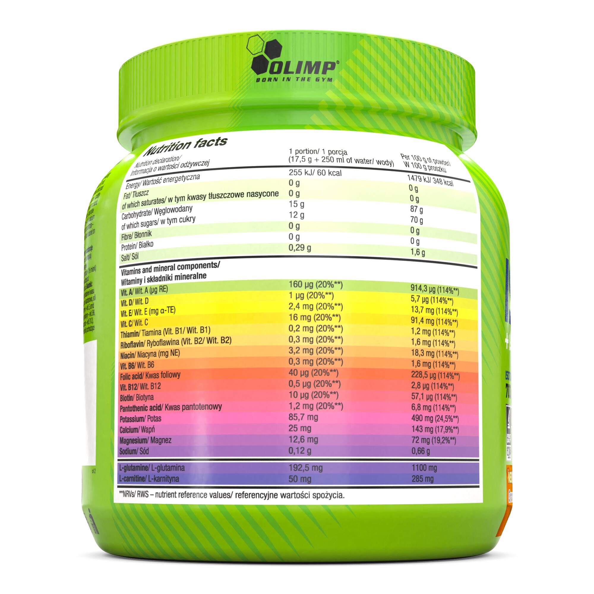 Izotonik w proszku Olimp Iso Plus® 700g smak pomarańczowy 3/3