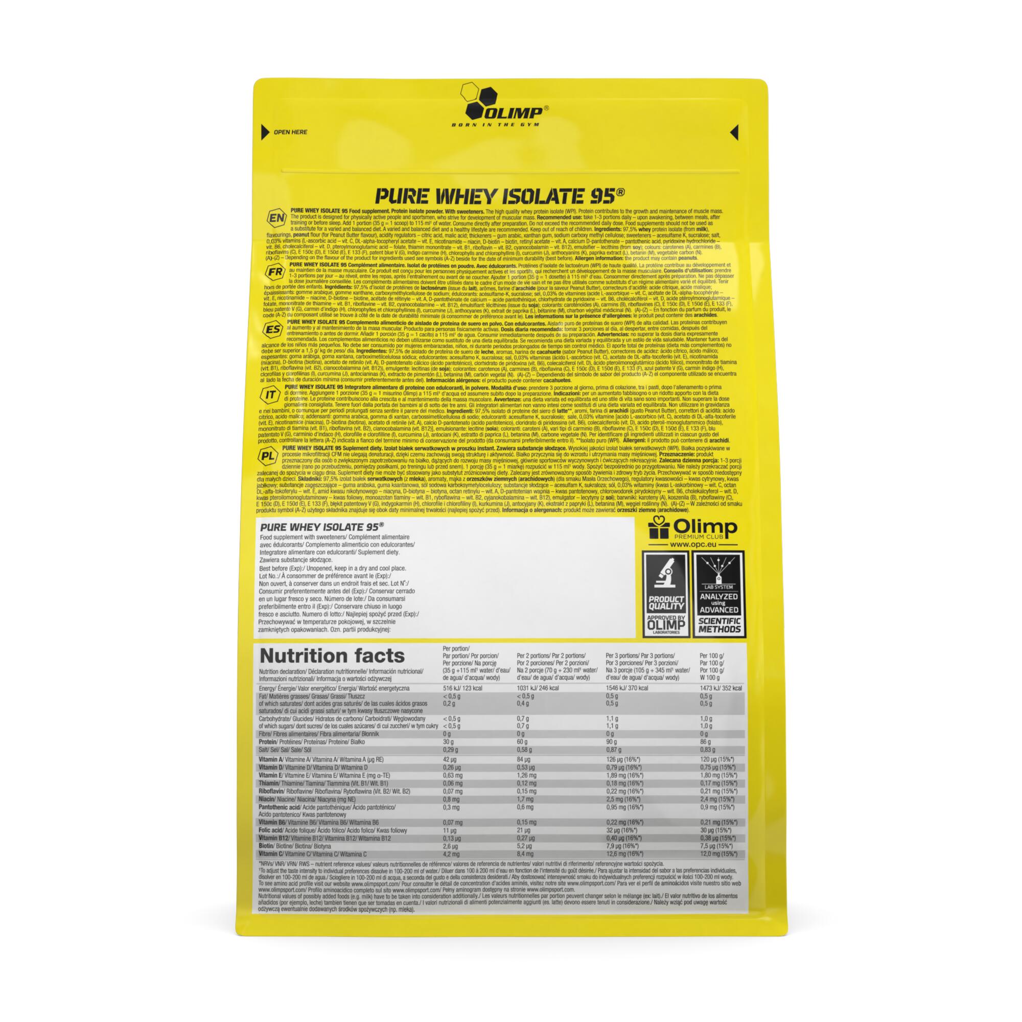 Odżywka białkowa Olimp Pure Whey Isolate 95® 600g waniliowa 2/2