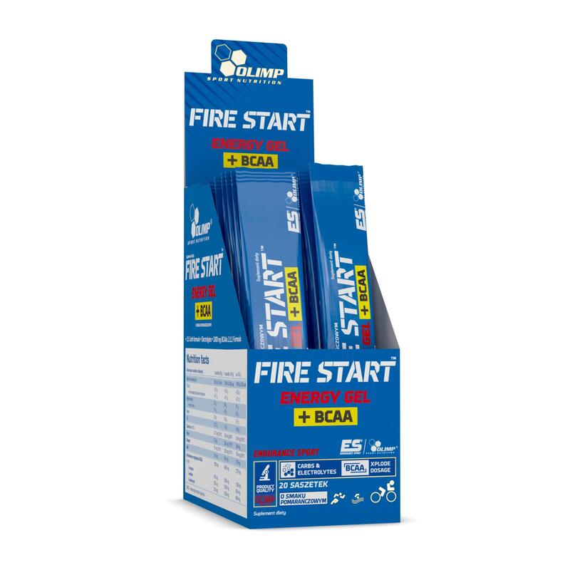 Fire Start Gel BCAA pomarańcza OLIMP