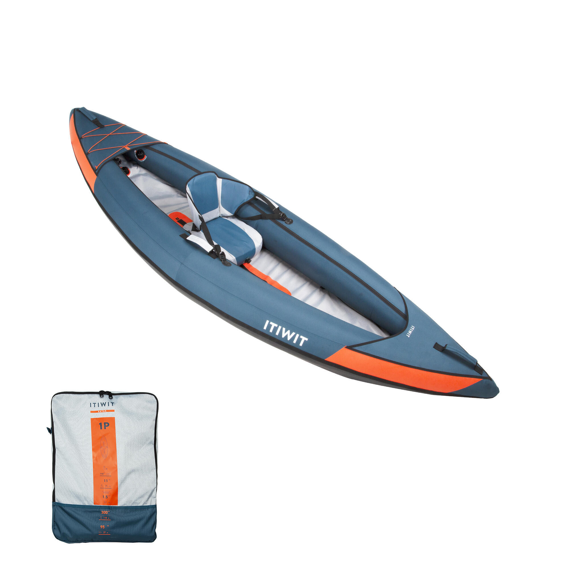 ITIWIT INFLATABLE 1 PERSON KAYAK