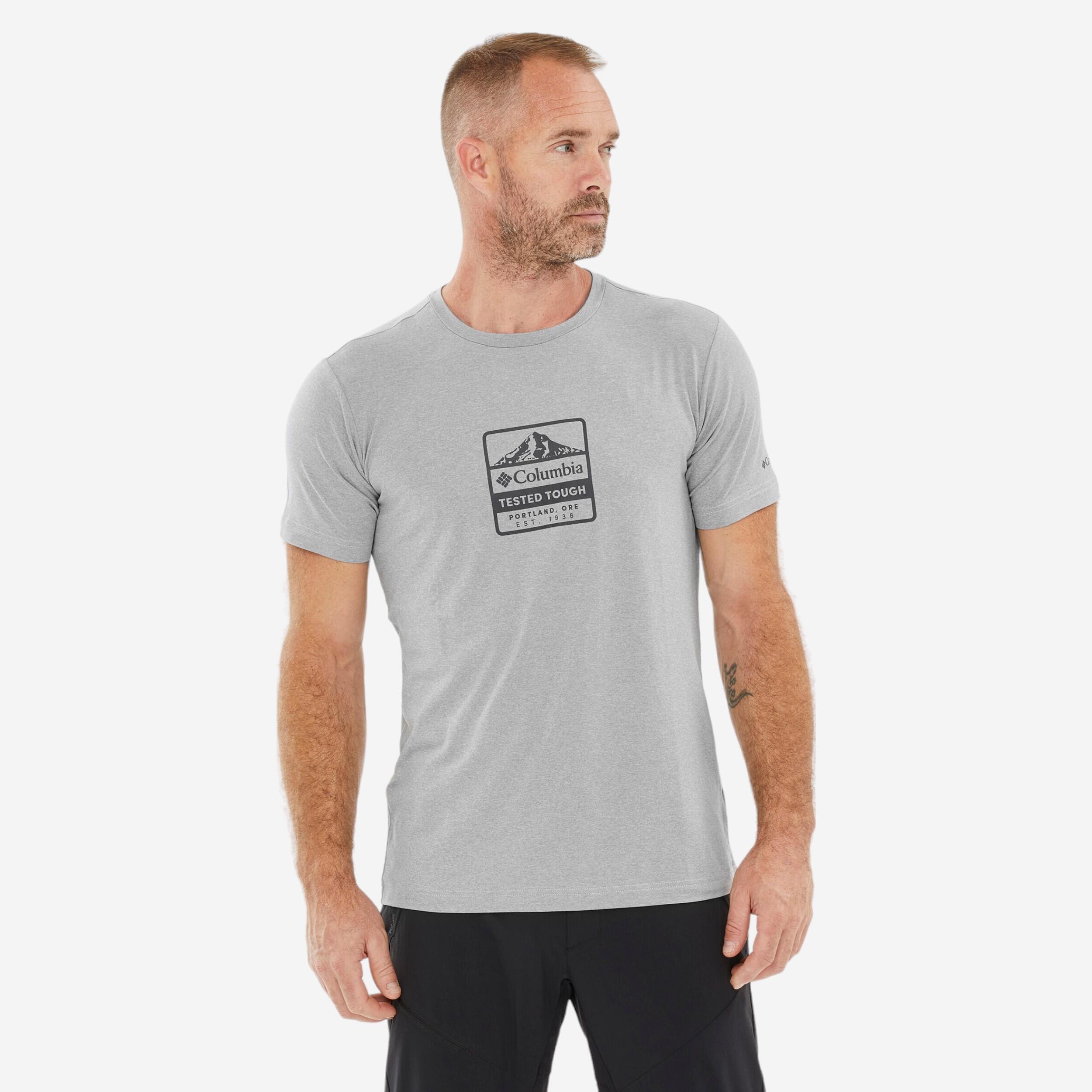 Columbia Wandershirt Herren kurzarm Bergwandern – Tech Trail grau | 00195978582396 Columbia Wandershirt Herren kurzarm Bergwandern – Tech Trail grau | 00195978582396