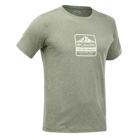 Majica kratkih rukava za planinarenje Columbia Tech Trail zelena