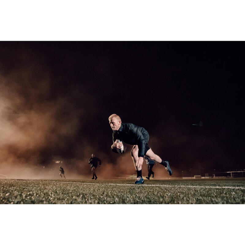 Cortavientos impermeable de rugby para adultos - Smocktop negro