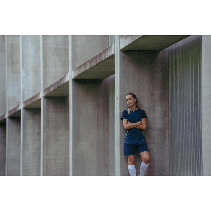 Calções de Futebol Mulher Azul