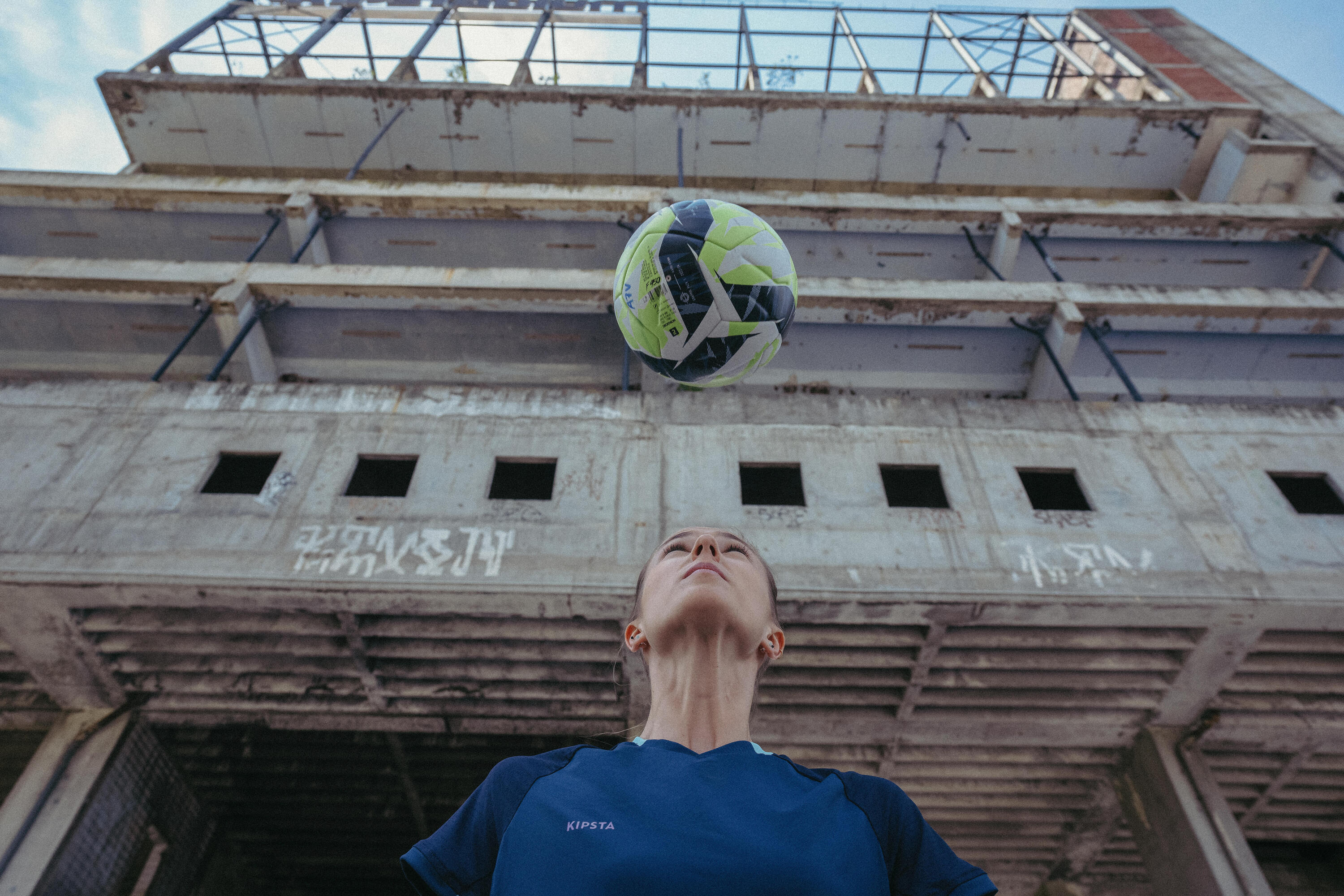 Maglia calcio donna regular fit blu 9/17