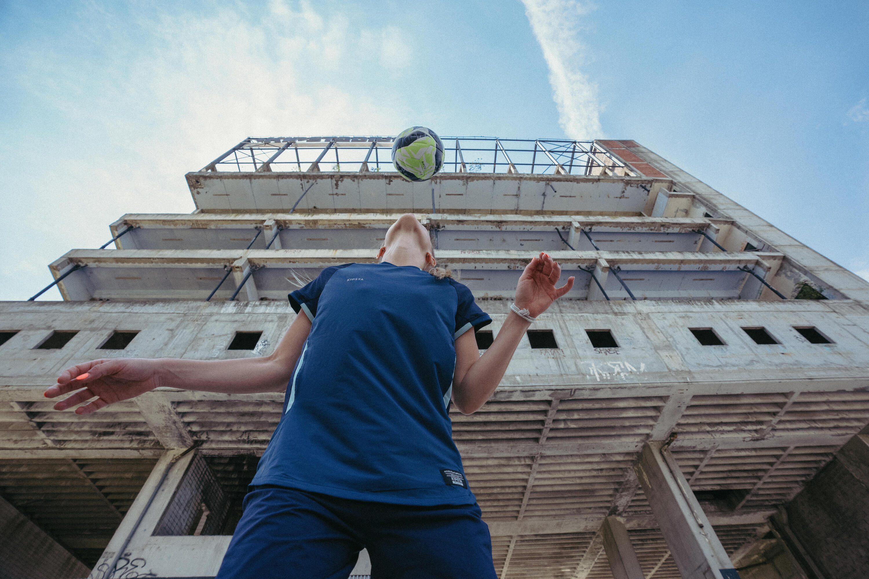 Maglia calcio donna regular fit blu 8/17