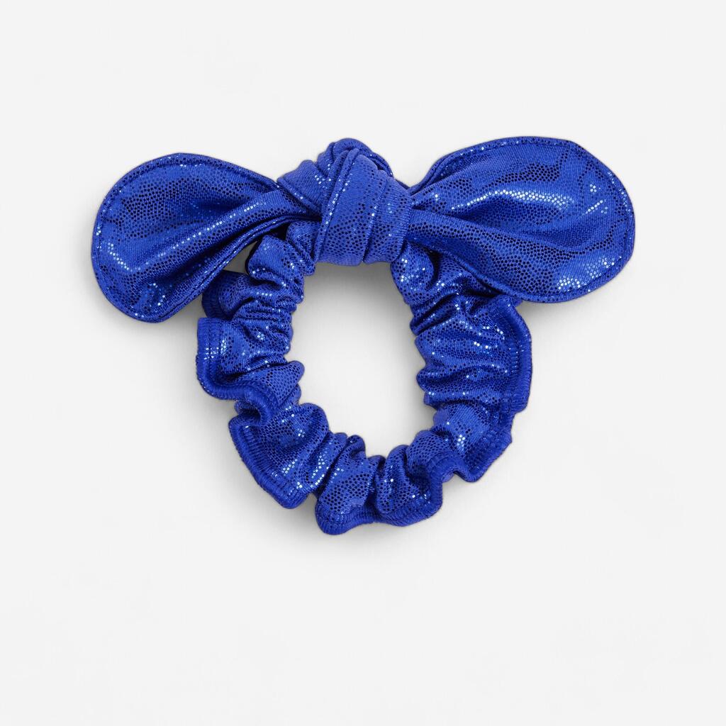 Girls' Gym Bow Scrunchie - Glittery Pink