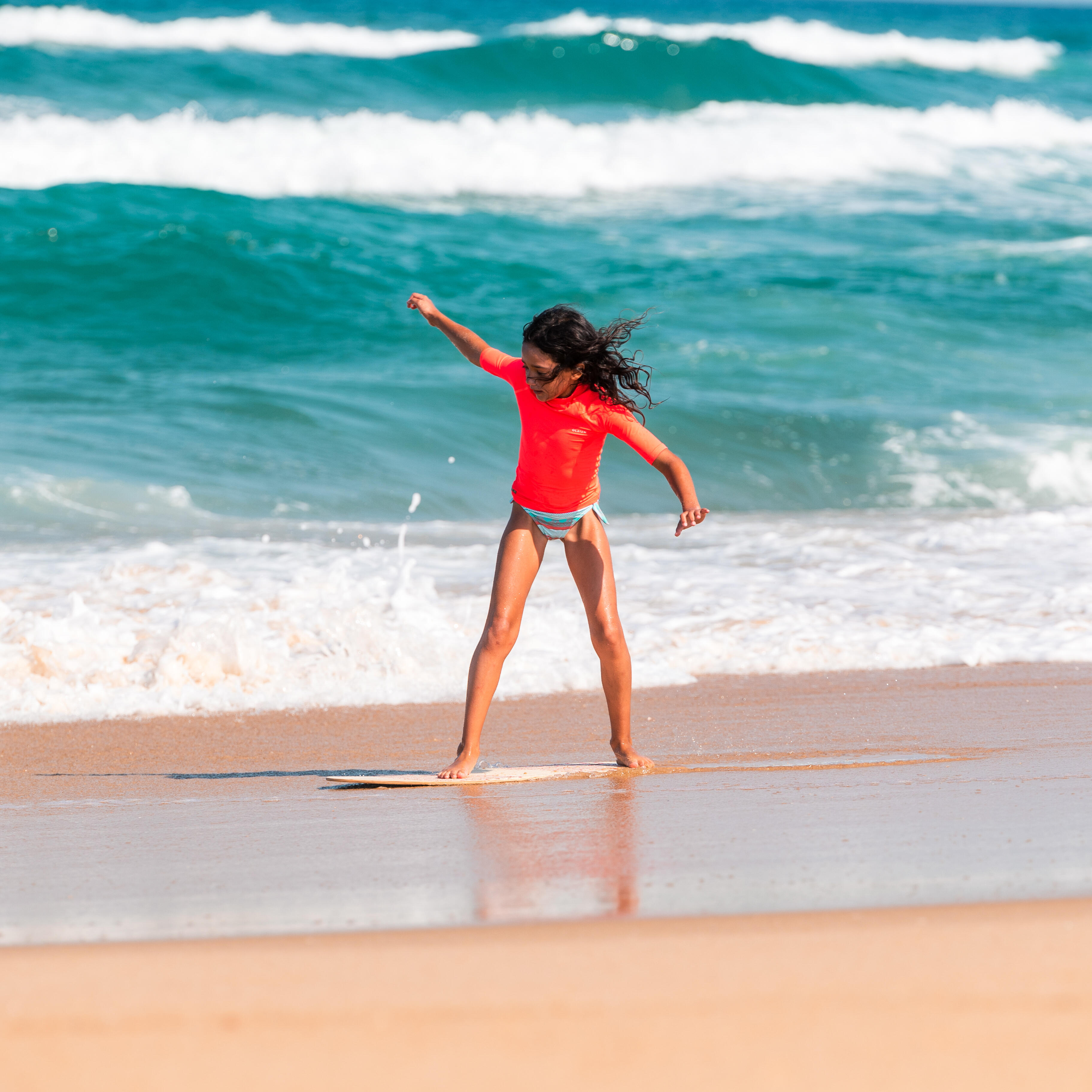 SKIMBOARD IN LEGNO 100 PER BAMBINI