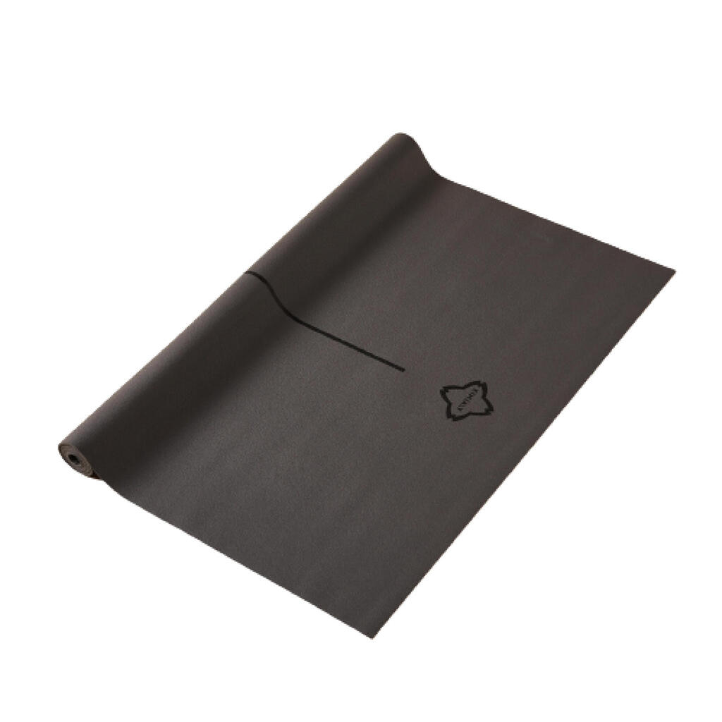 Foldable Travel Yoga Mat / Mat Cover 180 cm ⨯ 62 cm ⨯ 1.33 mm - Grey