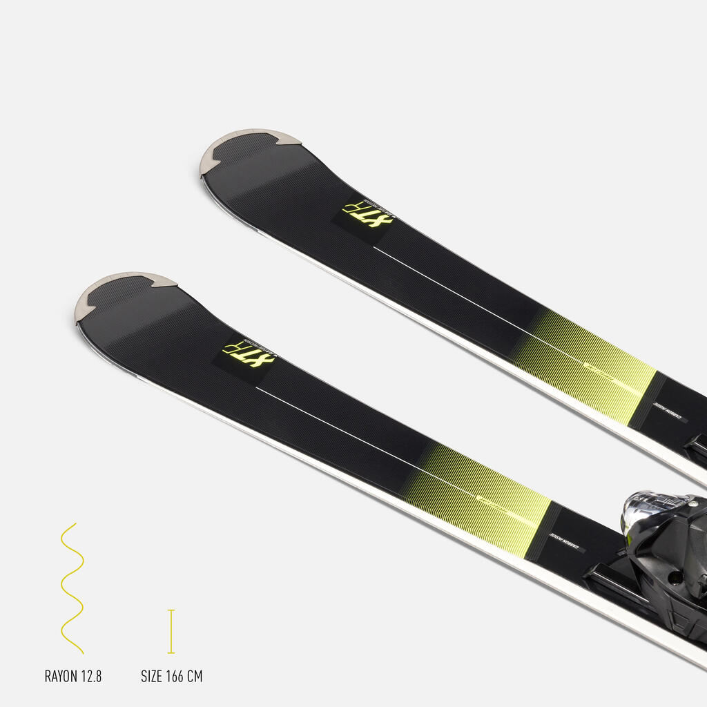 Pánske zjazdové lyže Boost 900 R s viazaním sivé