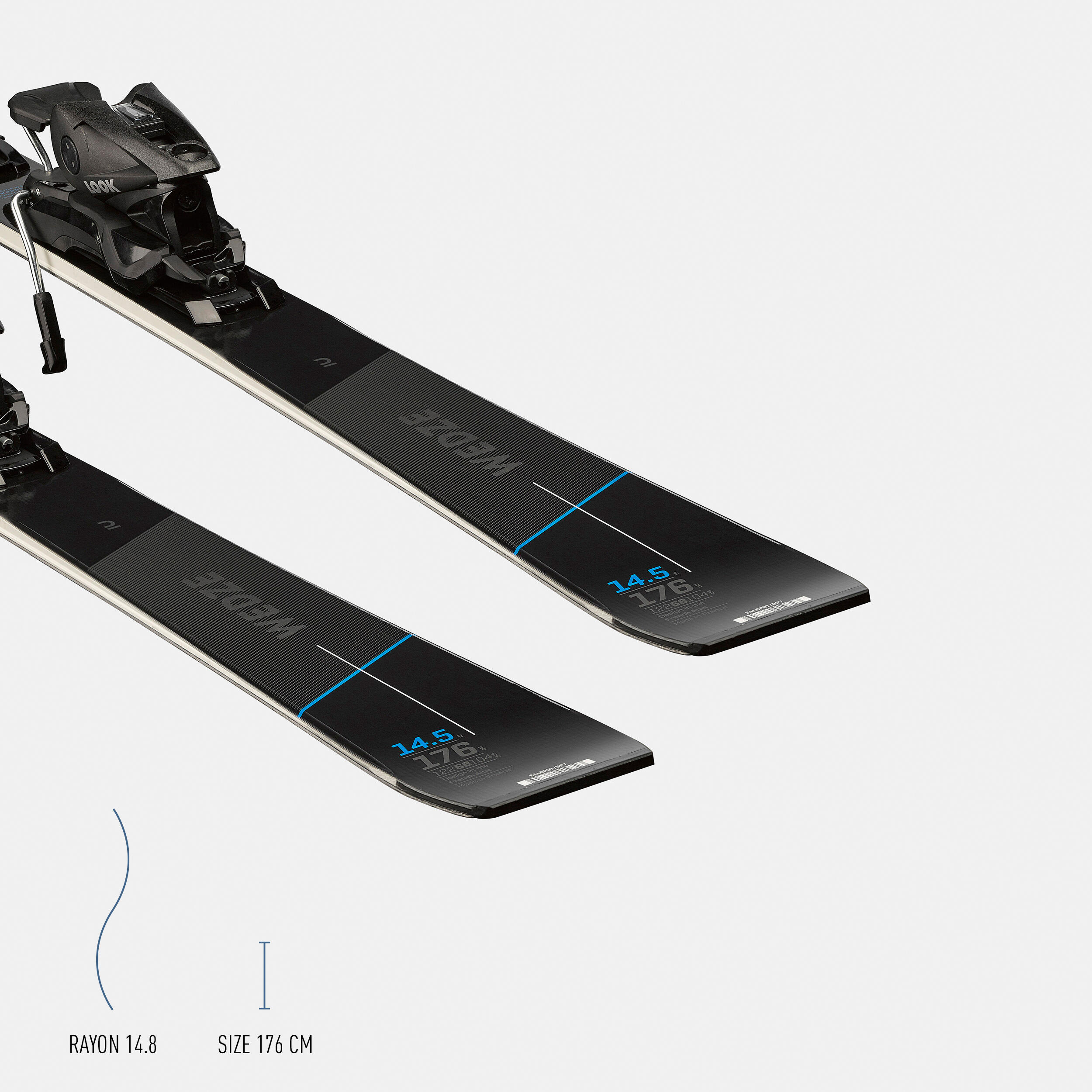 Men’s Downhill Skis with Bindings – Boost 900 - WEDZE