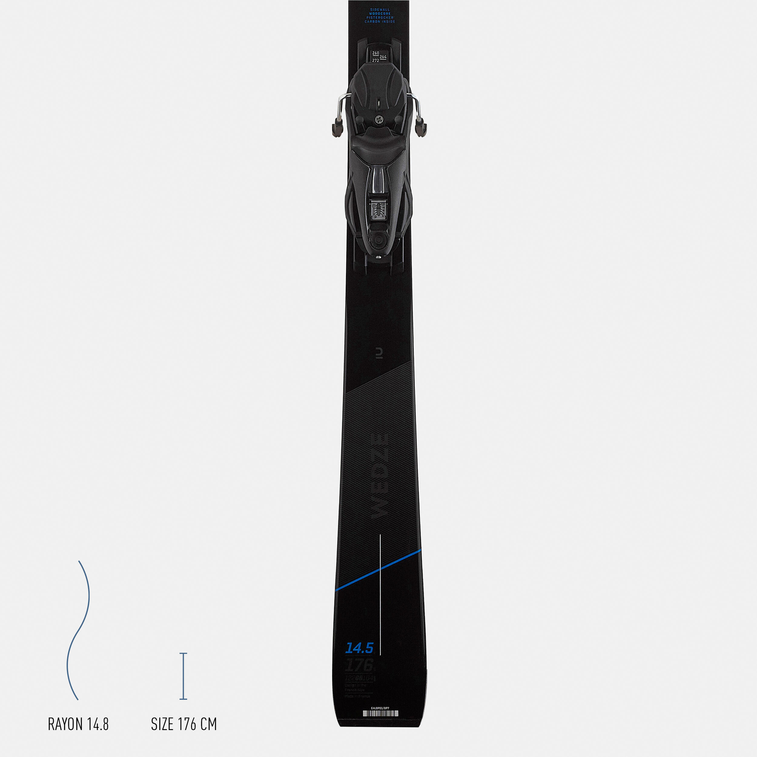Men’s Downhill Skis with Bindings Boost 900 Wedze Decathlon