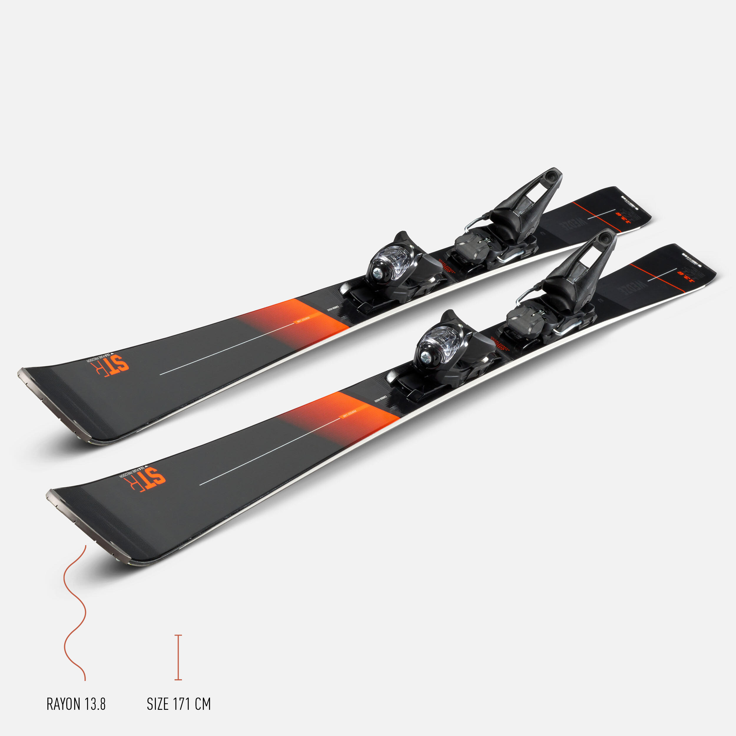 Men’s Downhill Skis with Bindings Boost 900 Wedze Decathlon