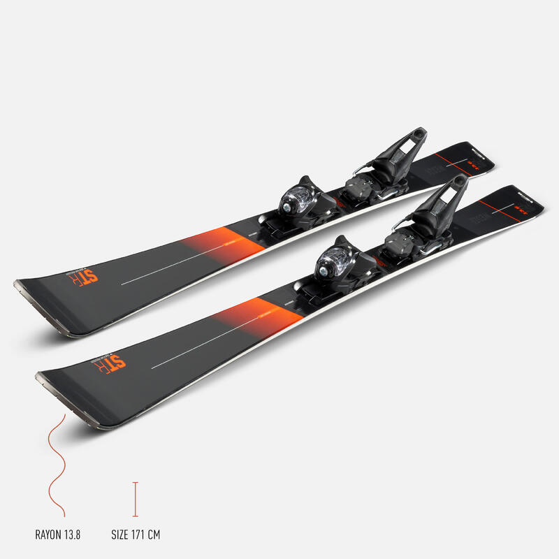 Erkek Kayak - Bağlama Dahil - Alpine Ski Boost 900