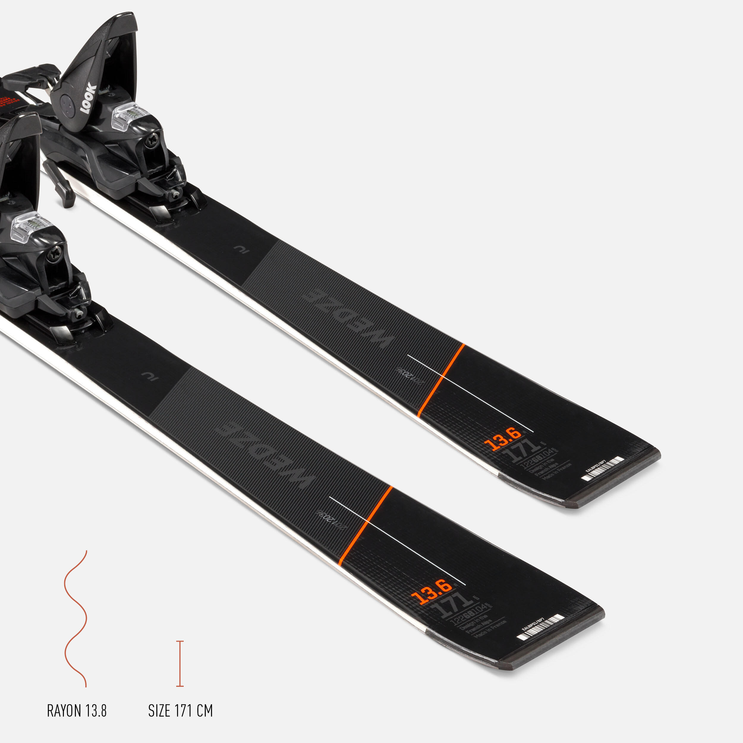 Men’s Downhill Skis with Bindings – Boost 900 - WEDZE