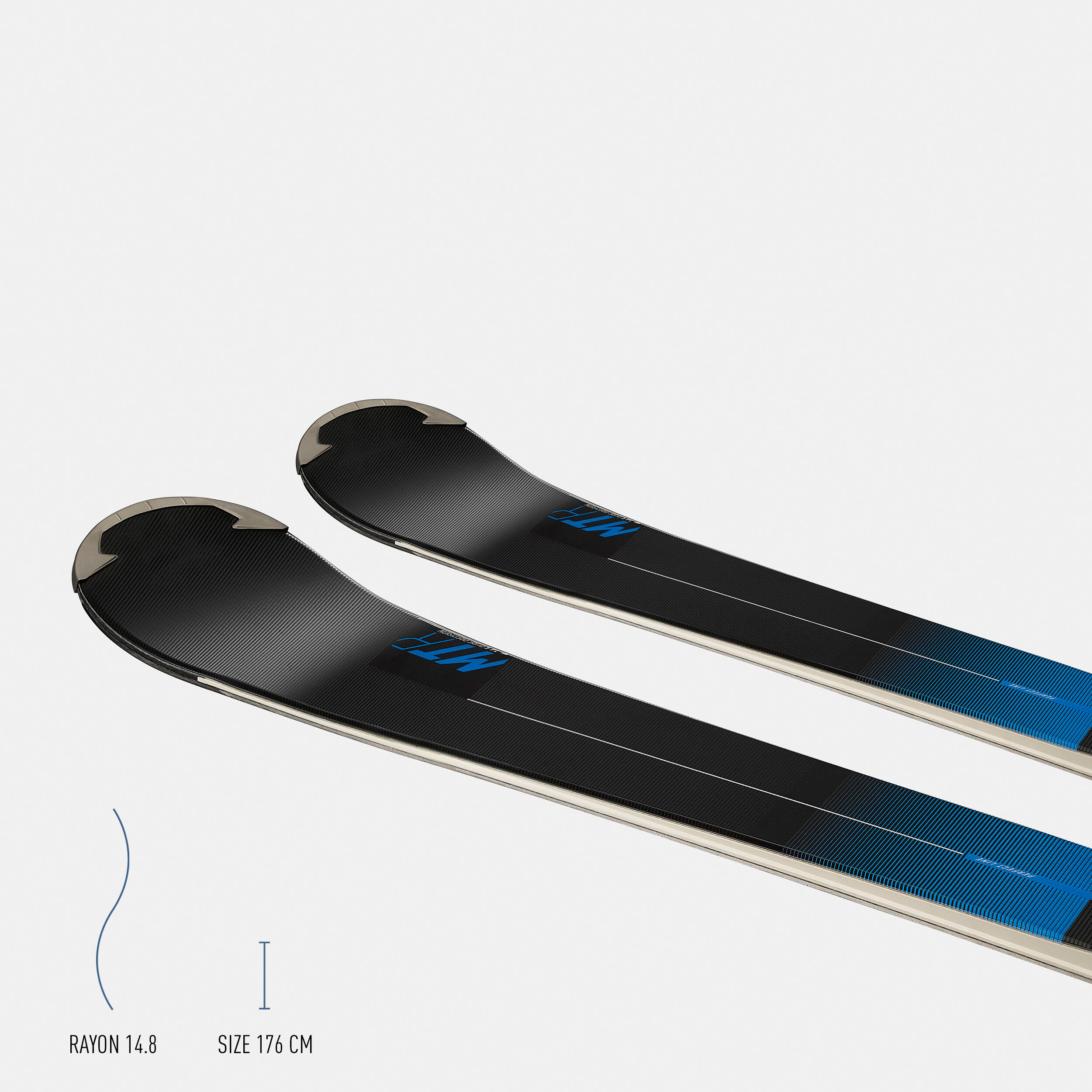 Skis alpins avec fixations homme – Boost 900 R - WEDZE