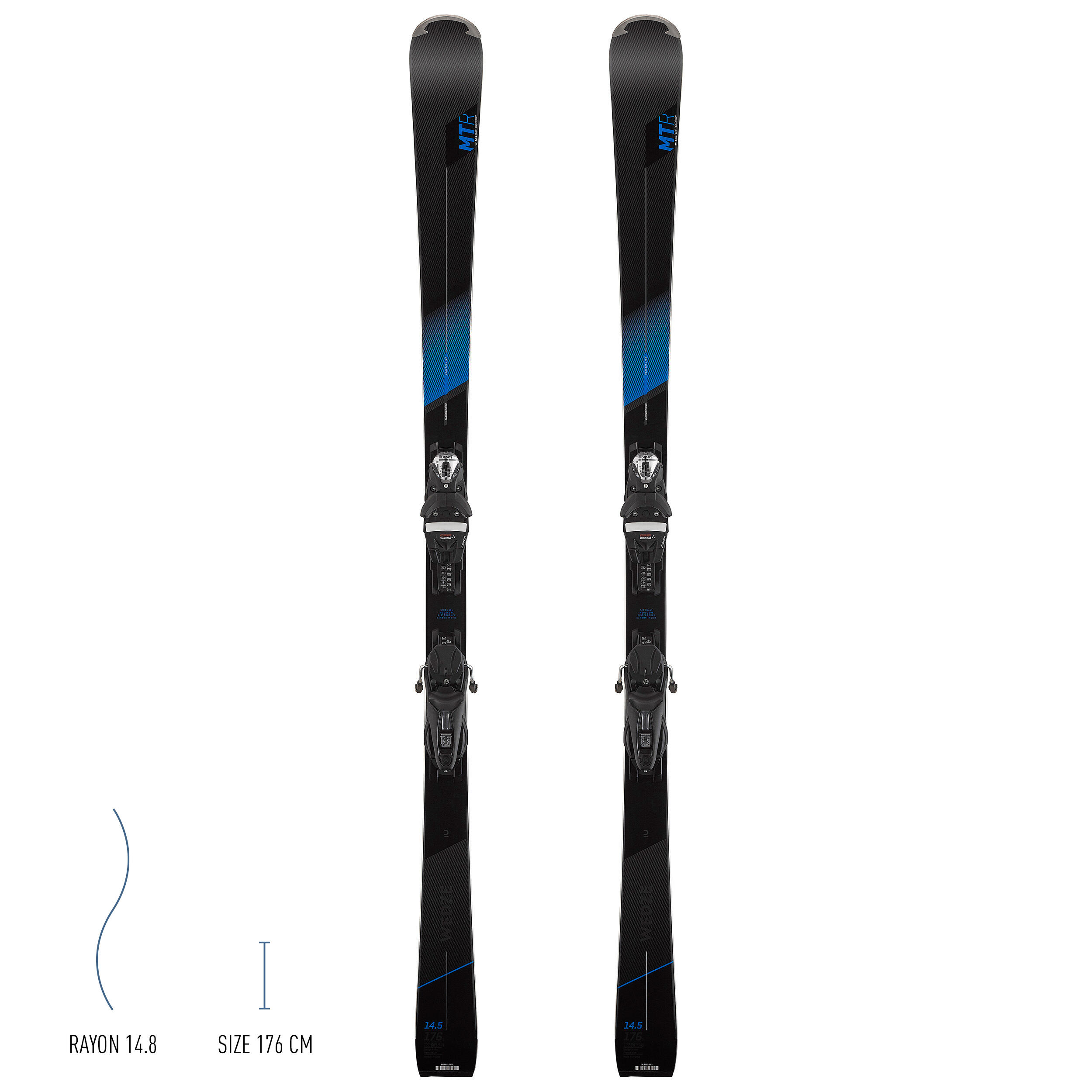 Men’s Downhill Skis with Bindings – Boost 900 - WEDZE