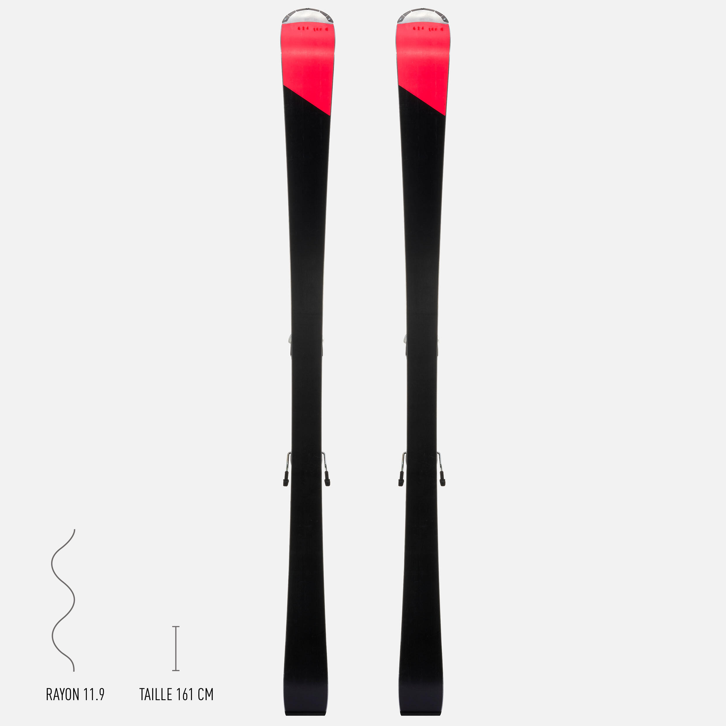 Skis alpins avec fixations femme – Boost 900 R - WEDZE