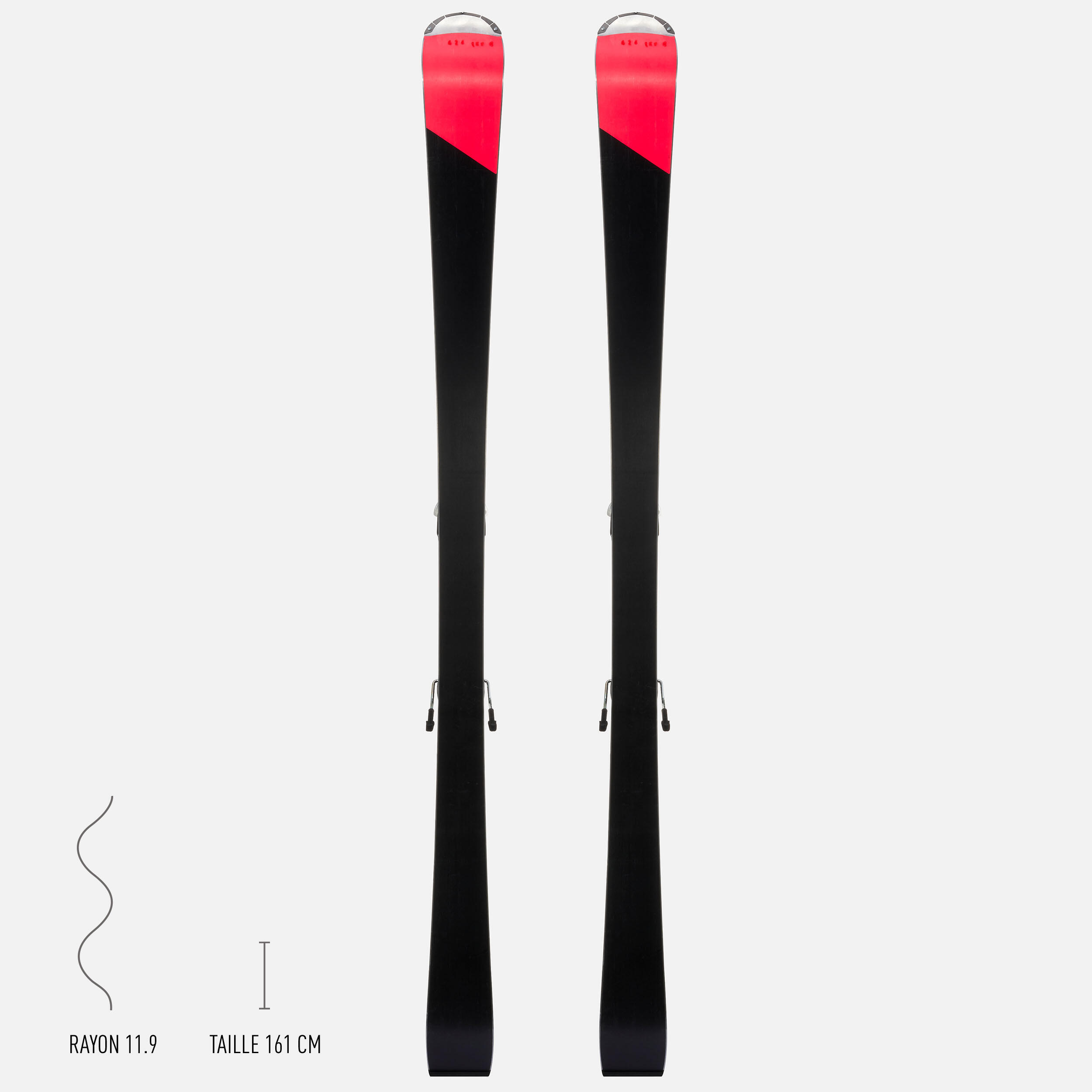 Ski Damen mit Bindung Piste - Boost 900 R 10/18