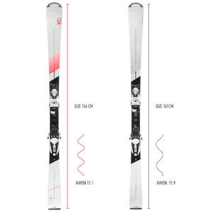 Esquís alpino con fijaciones Mujer Wedze Boost 900 R