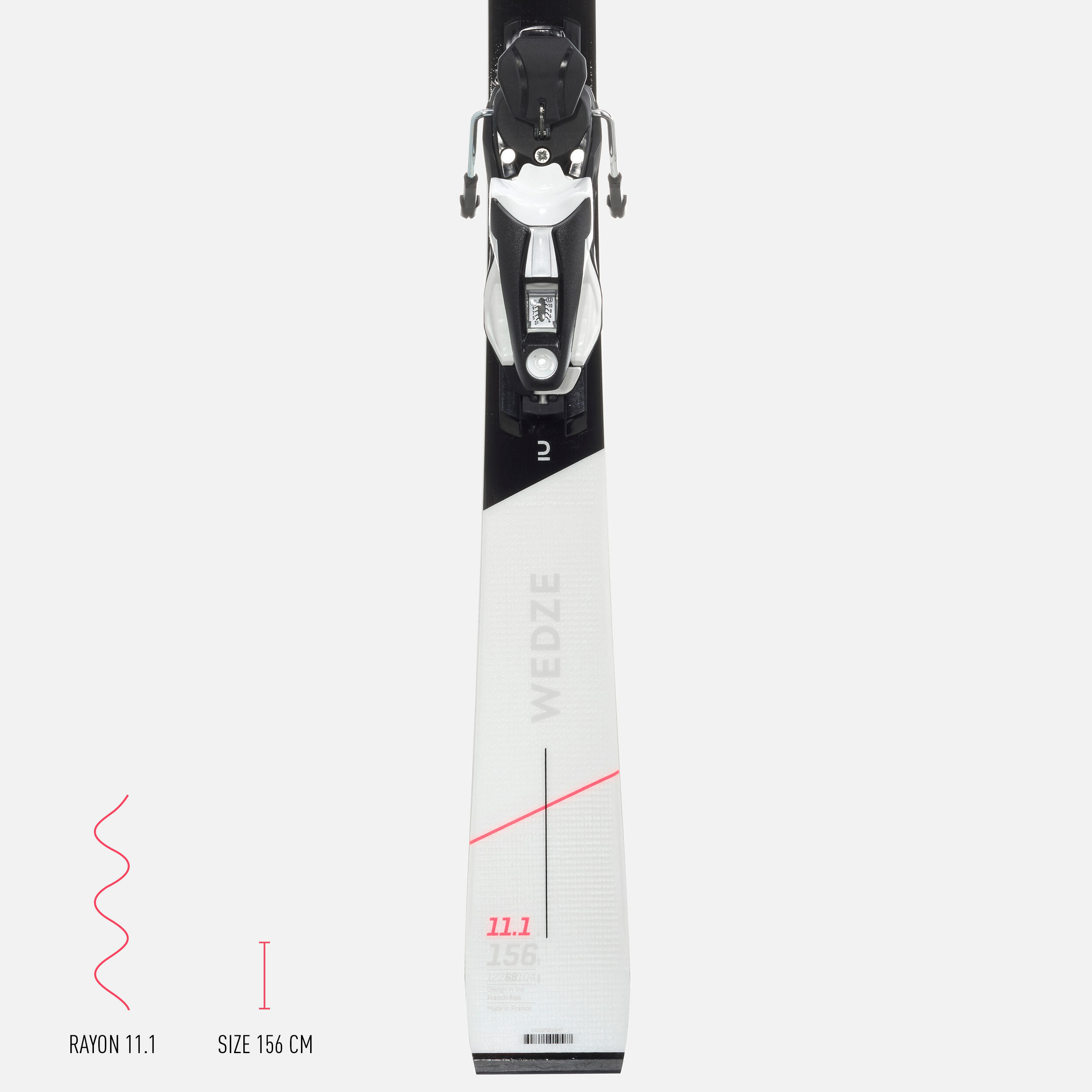 WOMEN’S ALPINE SKIS WITH BINDING - BOOST 900 R 18/23