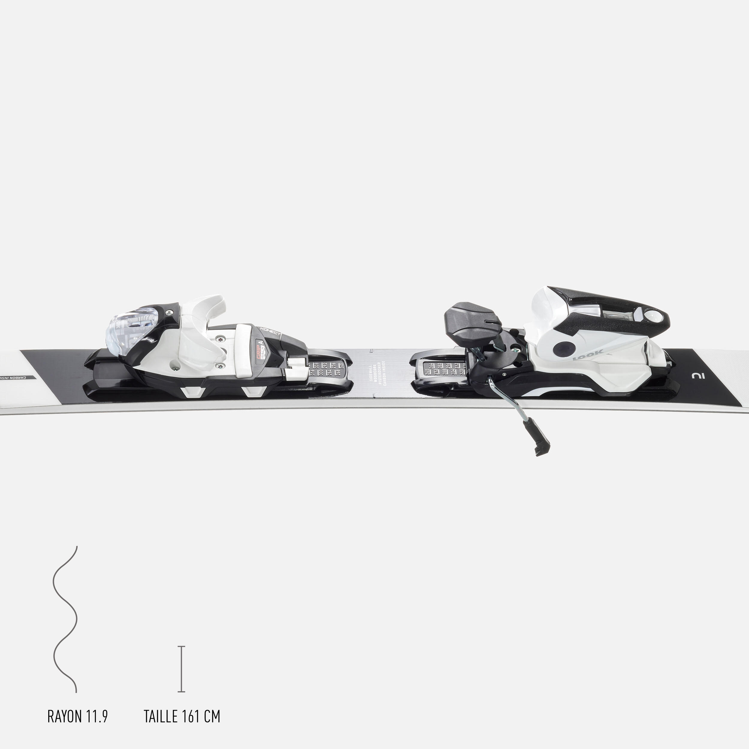 Skis alpins avec fixations femme – Boost 900 R - WEDZE