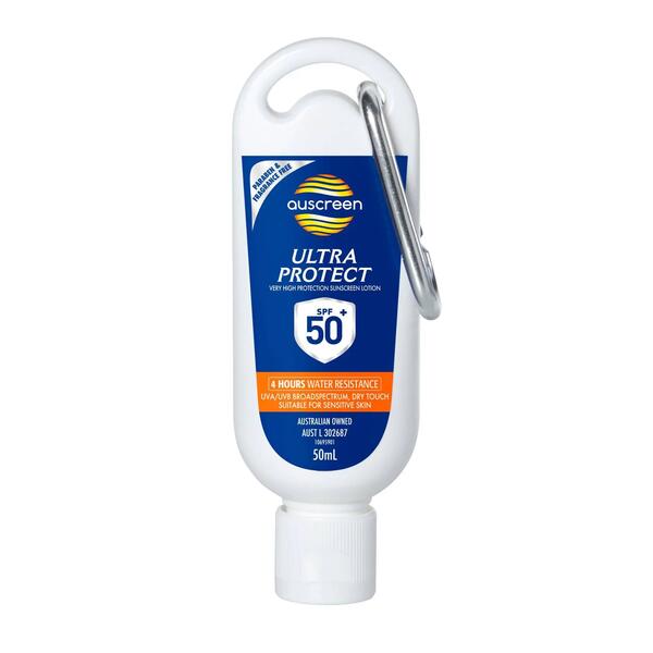 Small tube of sunscreen lotion