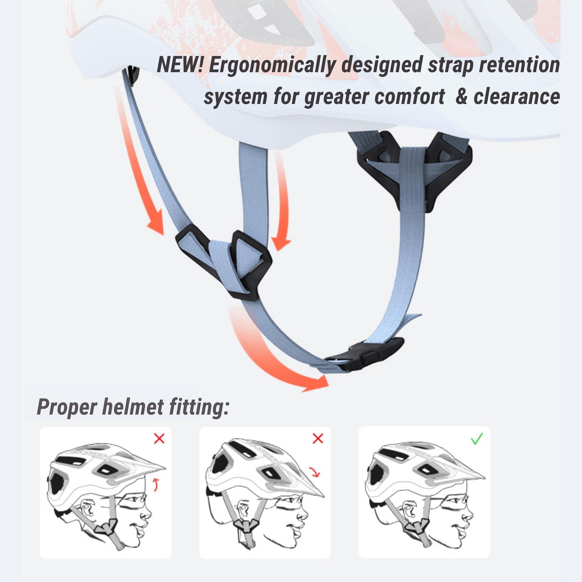 Helmet Straps Proper Bike Helmet Fit Mountain Bike Helmet Expl 500